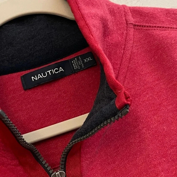Nautica pullover light red XXL preppy nautical classic casual boating - Picture 10 of 10